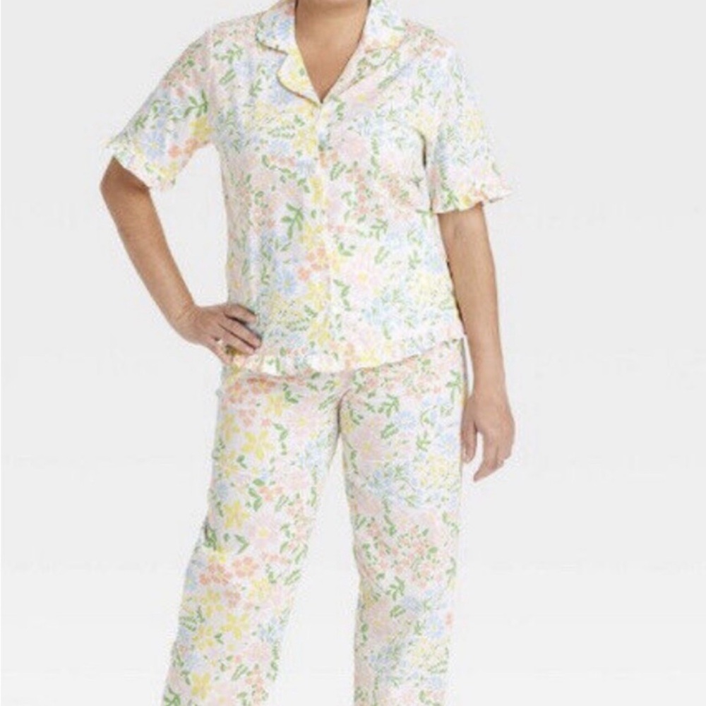 Floral Pajama Pants Set